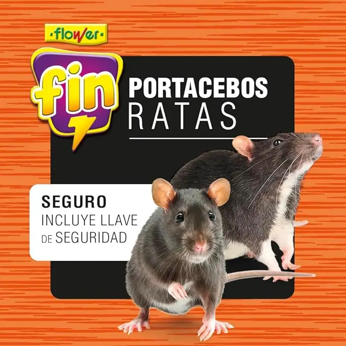 Flower-safe box for rats | Including safety key | Innovative and traditional design | Ideal for baits