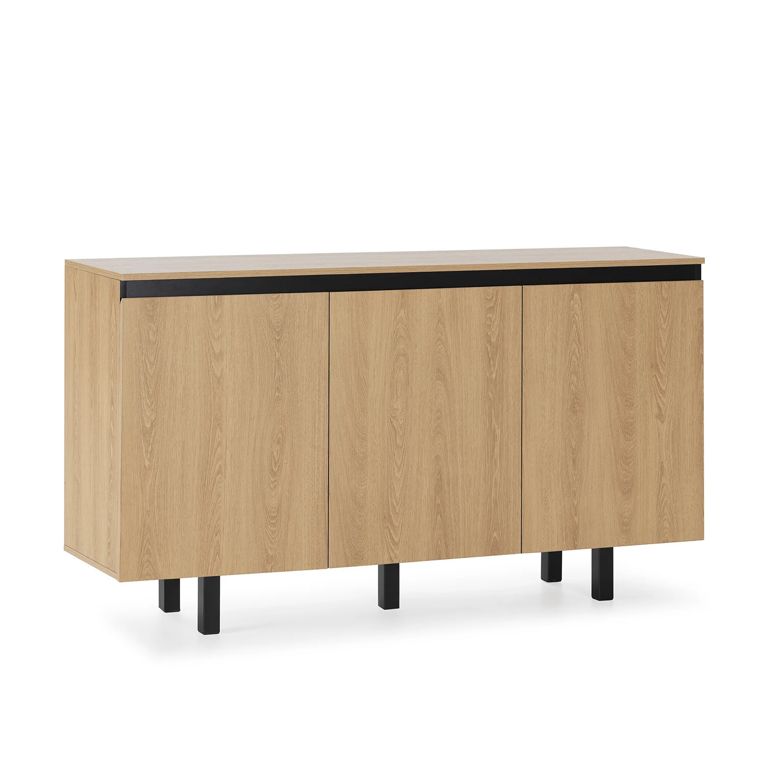 Vs Venta-stock Sideboard Mill 3 Doors Oak Color