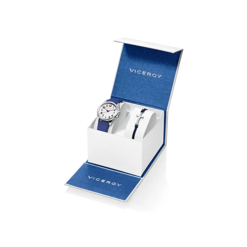 Reloj Viceroy Niño Pack 42397-04 + Pulsera Cruz
