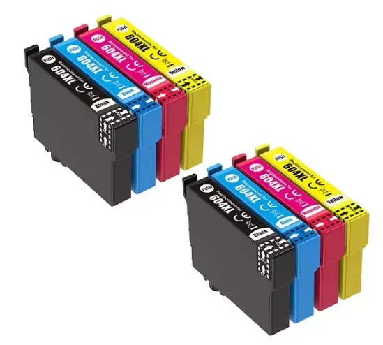 Epson 604XL Pack 10 C13T10H64010 ink cartridge compatible epson cartridge 4 Black 2 magenta 2 cyan 2 yellow valid for epson printers: XP2200, XP2205, XP3200, XP4200, XP4205, WF2910, WF2930, WF2935, WF2950, ink cartridges