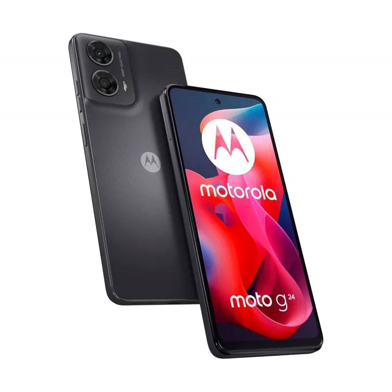 Motorola Moto G24 128GB Smartphone - Pantalla HD+ 6.56 Pulgadas - Procesador Mediatek Helio G85 - Cámara Dual 50MP + 2MP