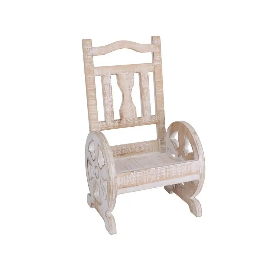 Gerimport Jardinera Silla Natural 20x17x36 cm