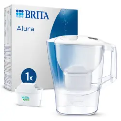 BRITA Jarra Filtrante Aluna Blanca | Incluye 1 Filtro MAXTRA PRO All-in-1 | Filtra hasta 150L | Elimina cal, cloro, metales y contaminantes | Mejora el sabor del agua | Diseño compacto y elegante | Compatible con filtros MAXTRA PRO | Sin BPA - AliExpress