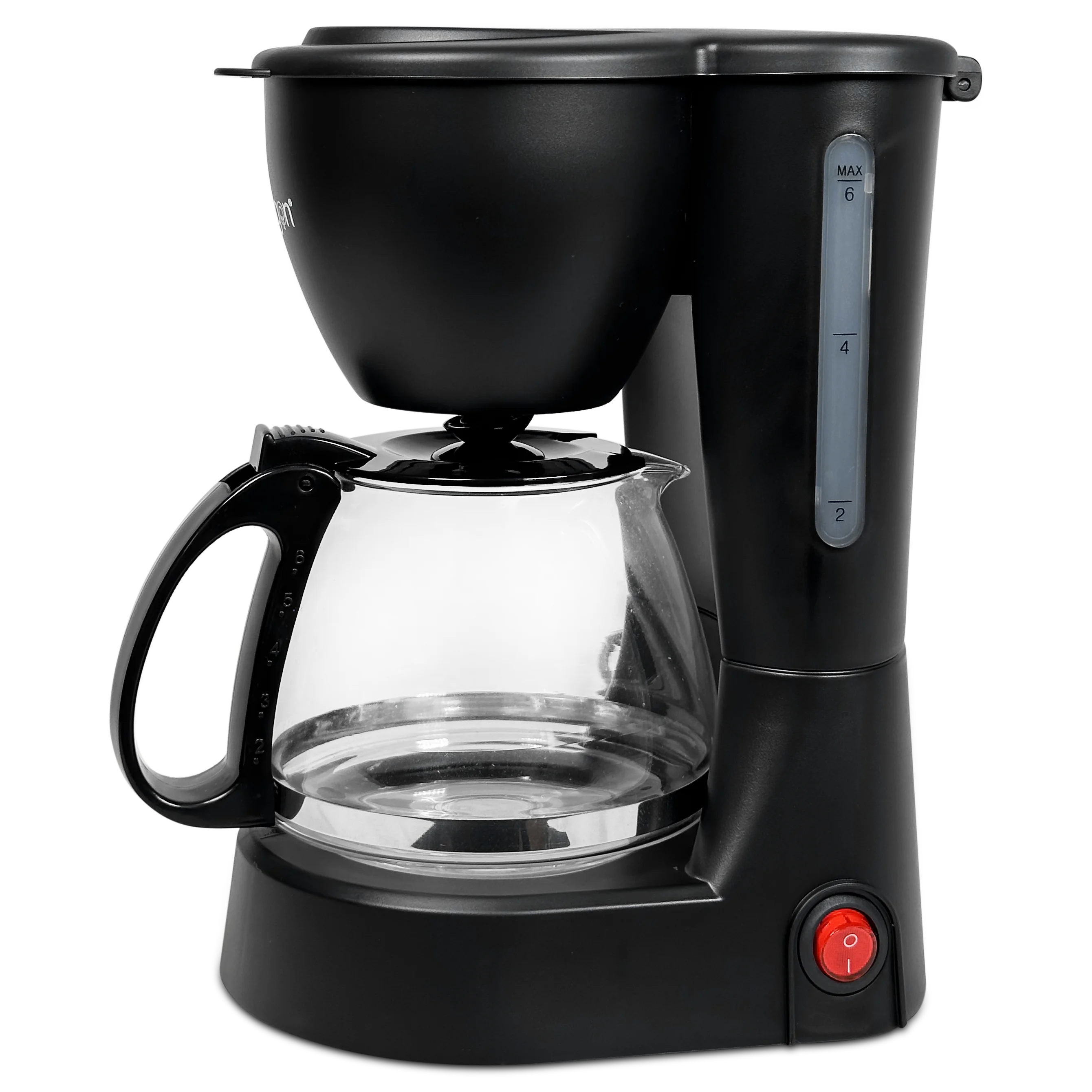 Cafetera de Goteo 6 Tazas 550W Capacidad 0,6 Litros | Cafetera Americana con Sistema Antigoteo, 2 Modos de Uso, Filtro Removible y Cuchara