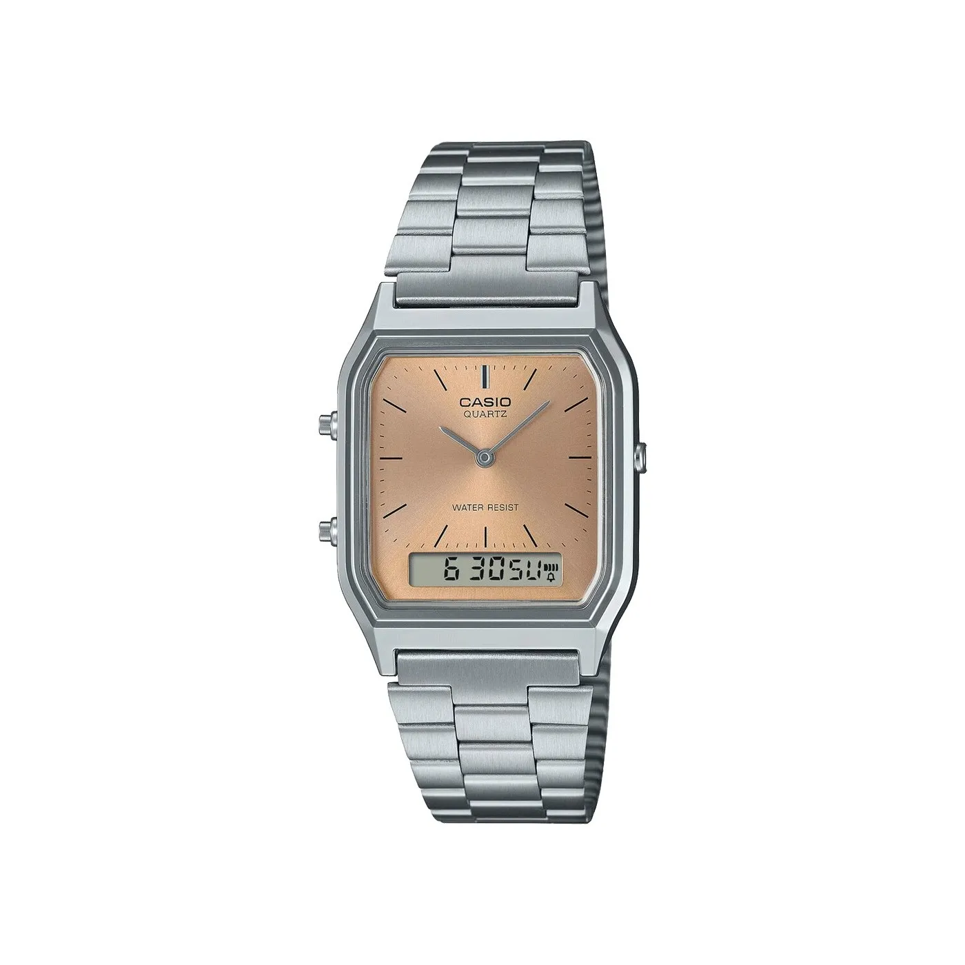 Reloj Casio VINTAGE EDGY AQ-230A-4A unisex dial analógico y digital