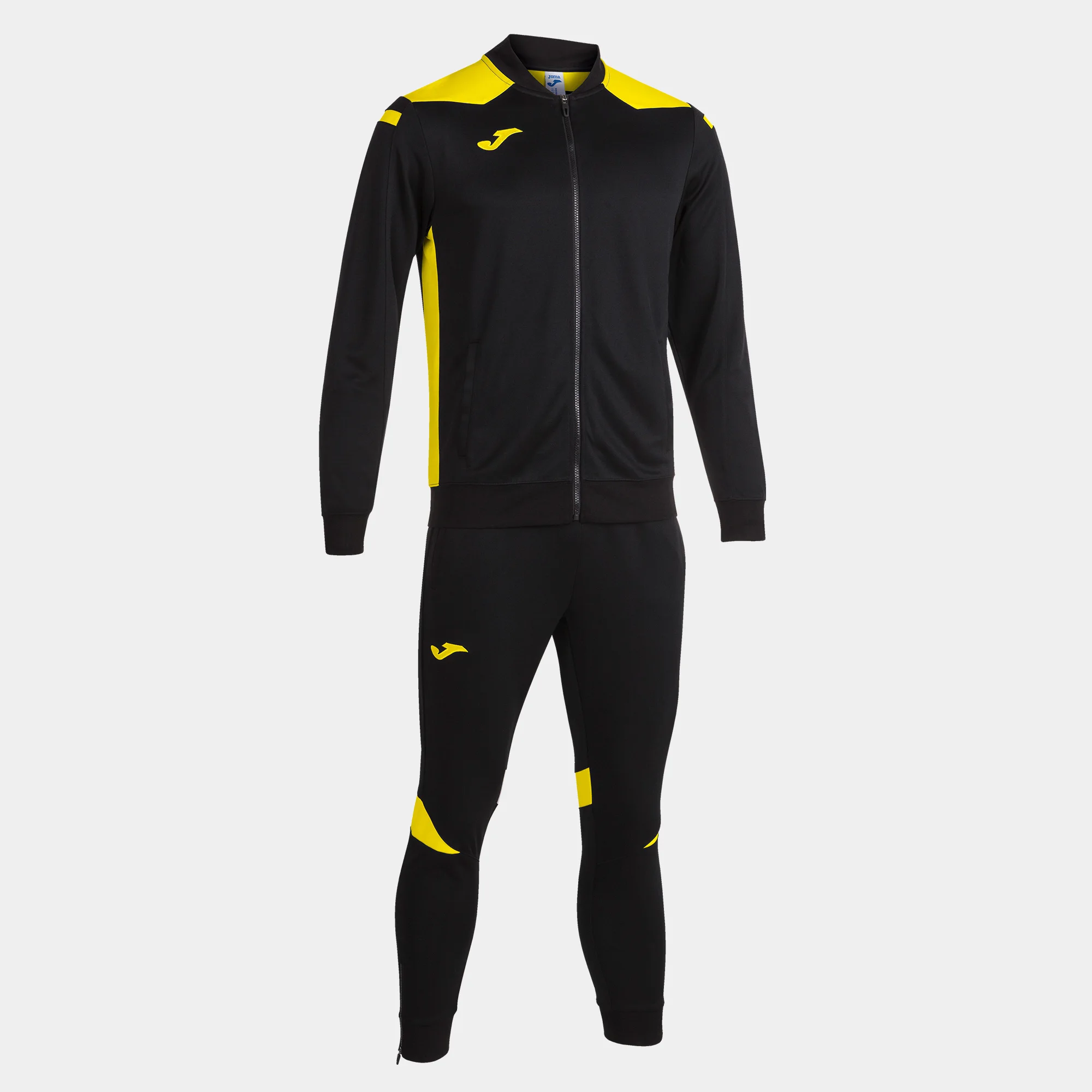 Tracksuit man Joma Championship VI 101953 Black Yellow 109 comfortable