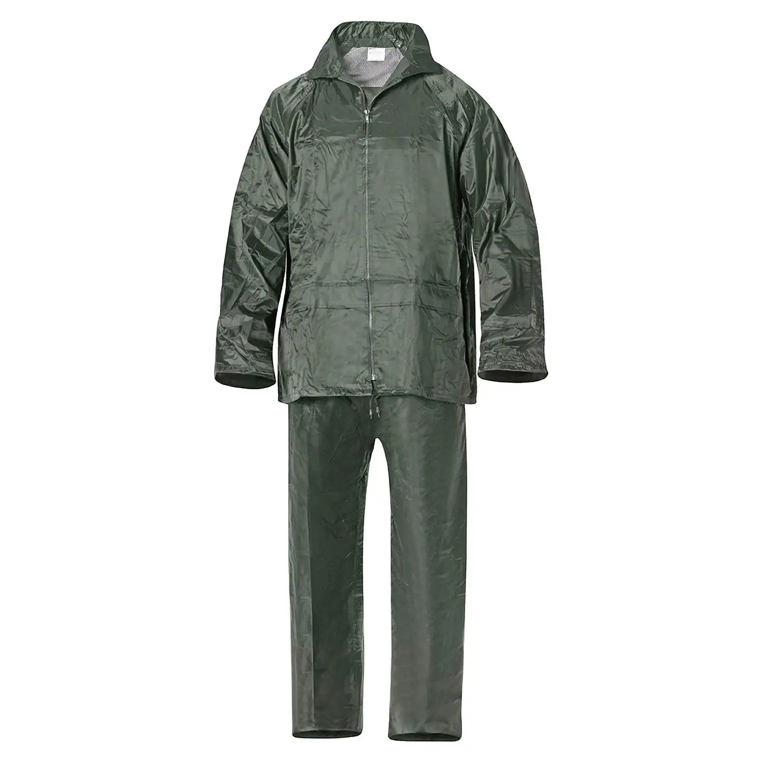 SANCO STORE - WOLFPACK LINEA PROFESIONAL Traje de Agua Impermeable Verde Nylon       Talla 7-L