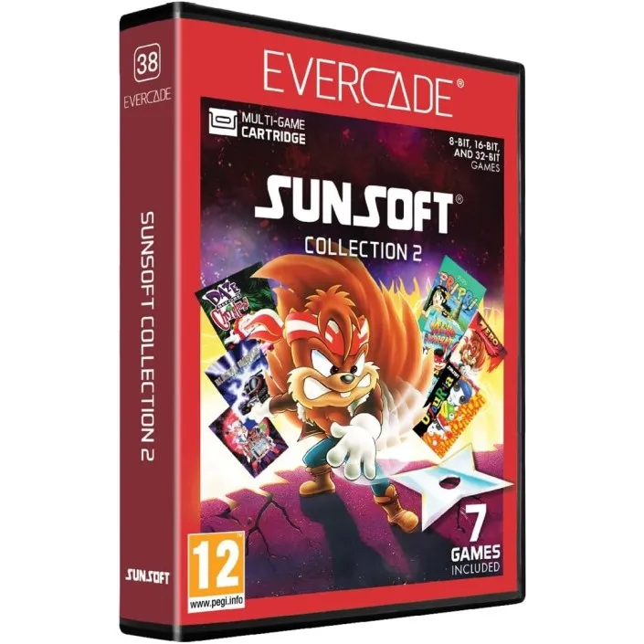 Cartucho con Juegos Sunsoft Collection 2 para Videoconsola Evercade