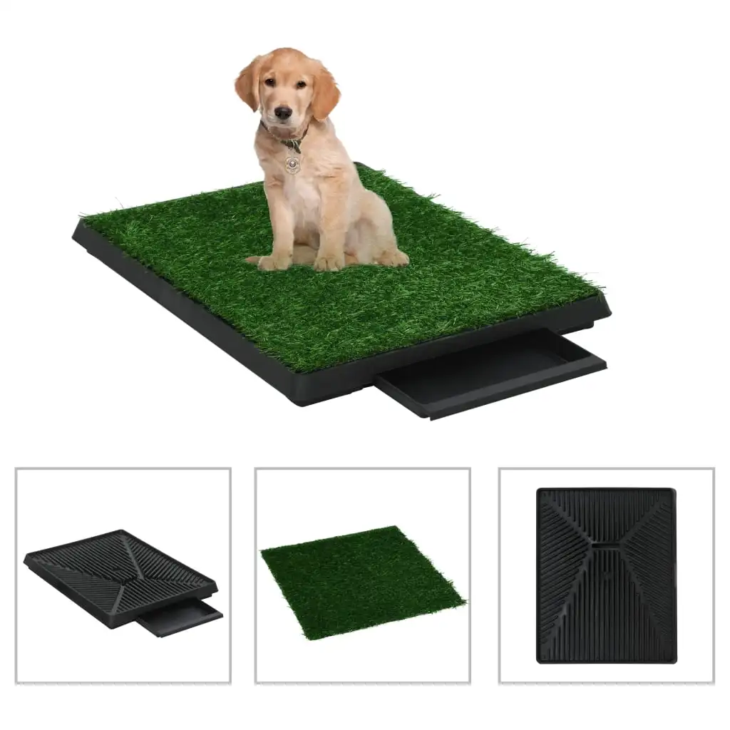 VidaXL toilet pets with tray Artificial grass urinal Green dimensions 64x51x3 cm, 63x50x7 cm, 76x51x3 cm and more