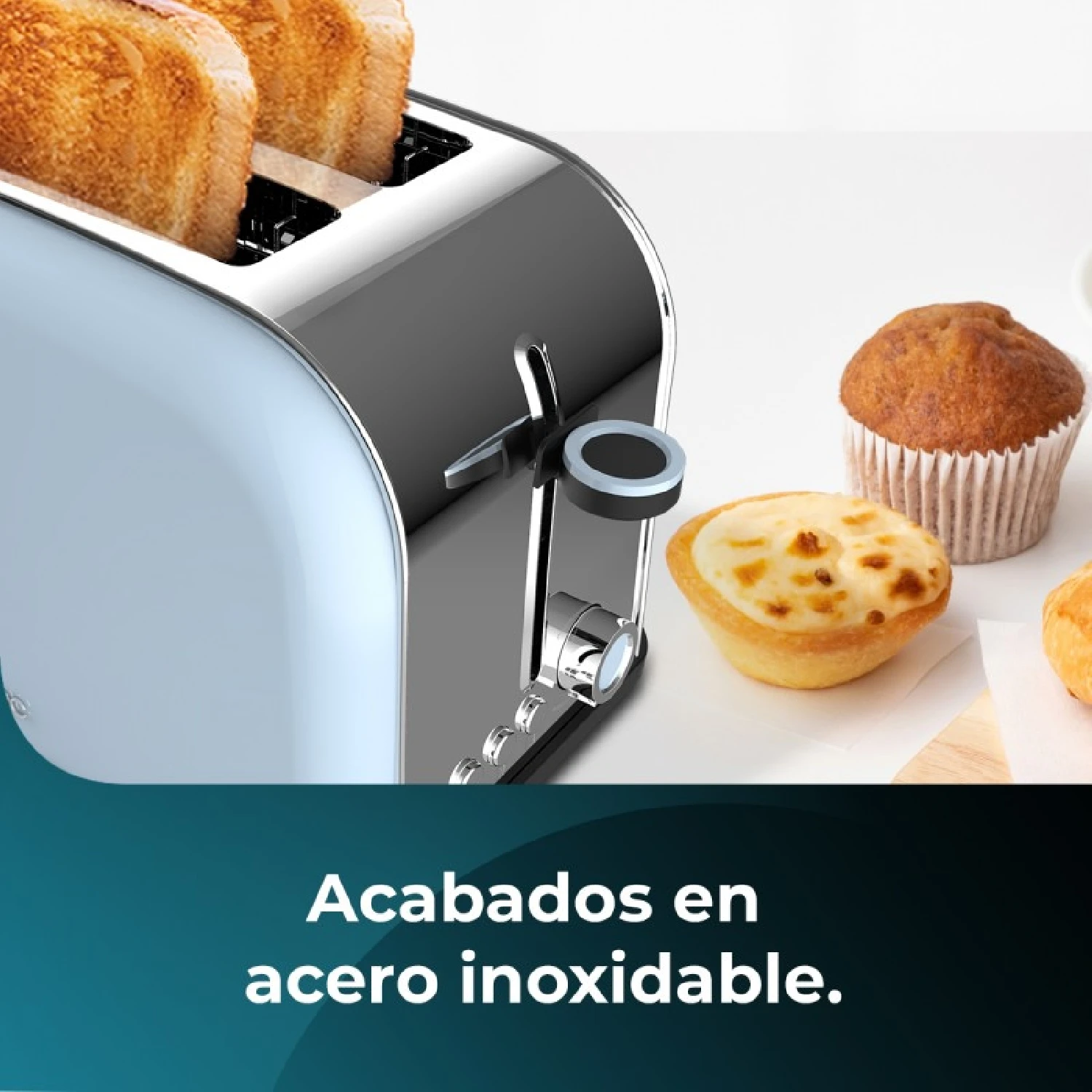 Cecotec vertical toaster toastin' time 850 blue