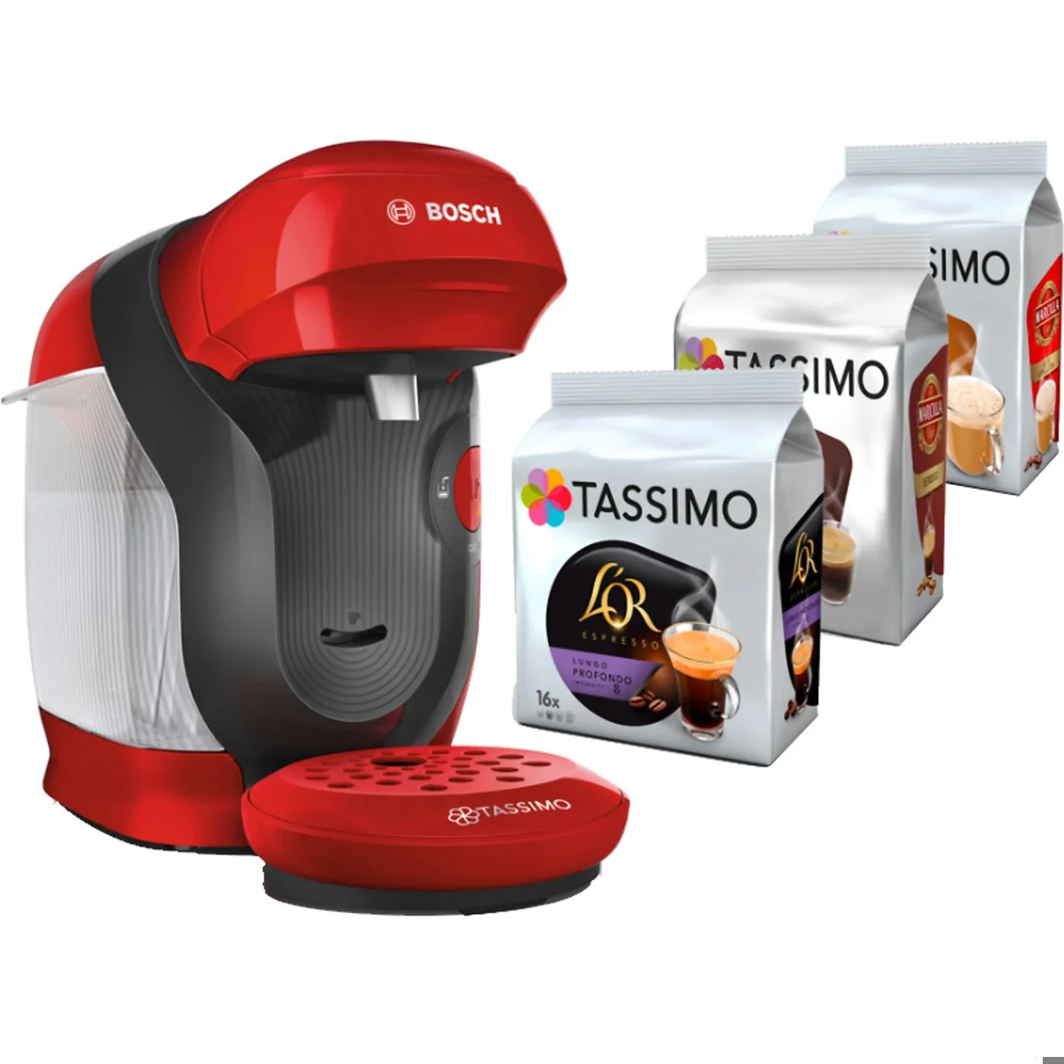 Bosch Tassimo Style TAS1103 3.3 bar 0,7 l 1.400 W intellibw 3 pack T DISC capsules gift packs