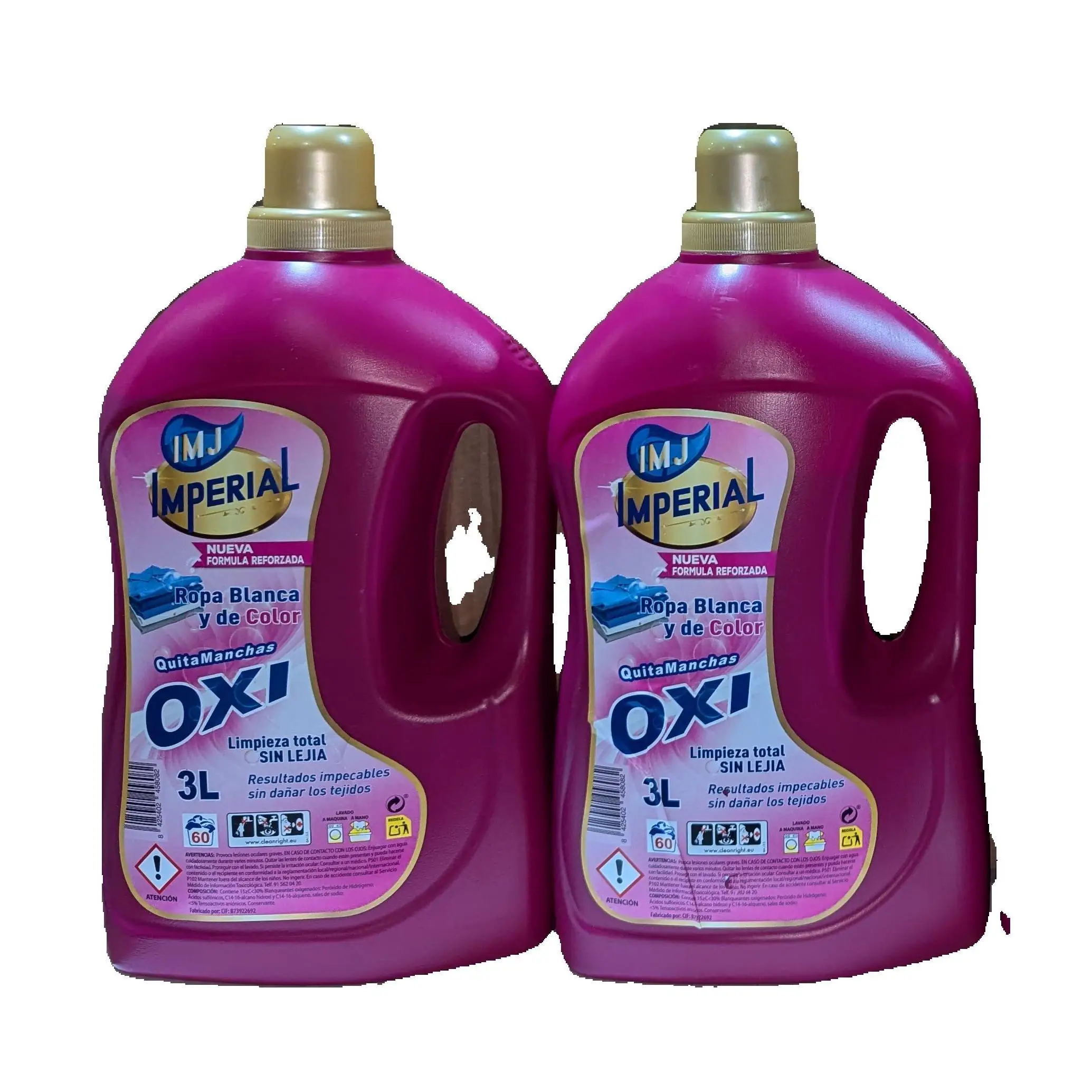 OXIGENO ACTIVO QUITA-MANCHAS OXY IMPERIAL 3L PACK 2 UNI