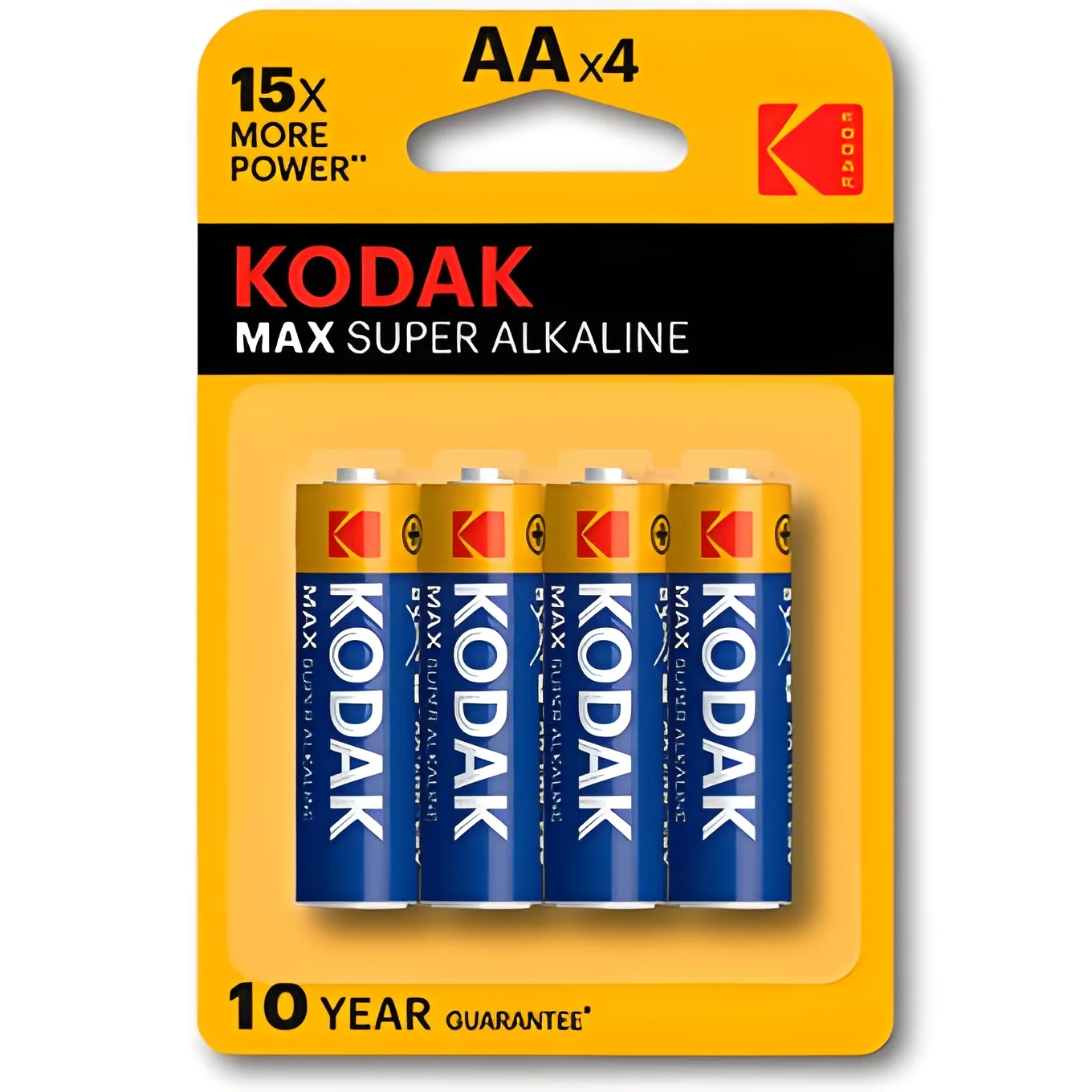 Blister pilas kodak alcalina max aa lr6 1.5v -  blister blister 4 pilas