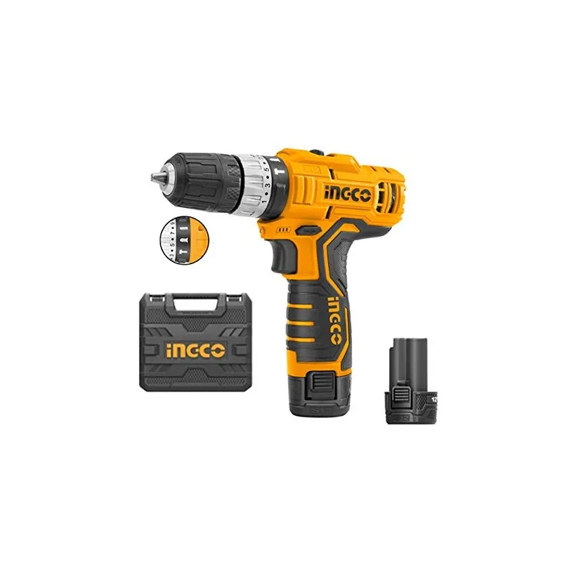 CDLI1232E INGCO 12V (CARG + 2BAT) screwdriver drill