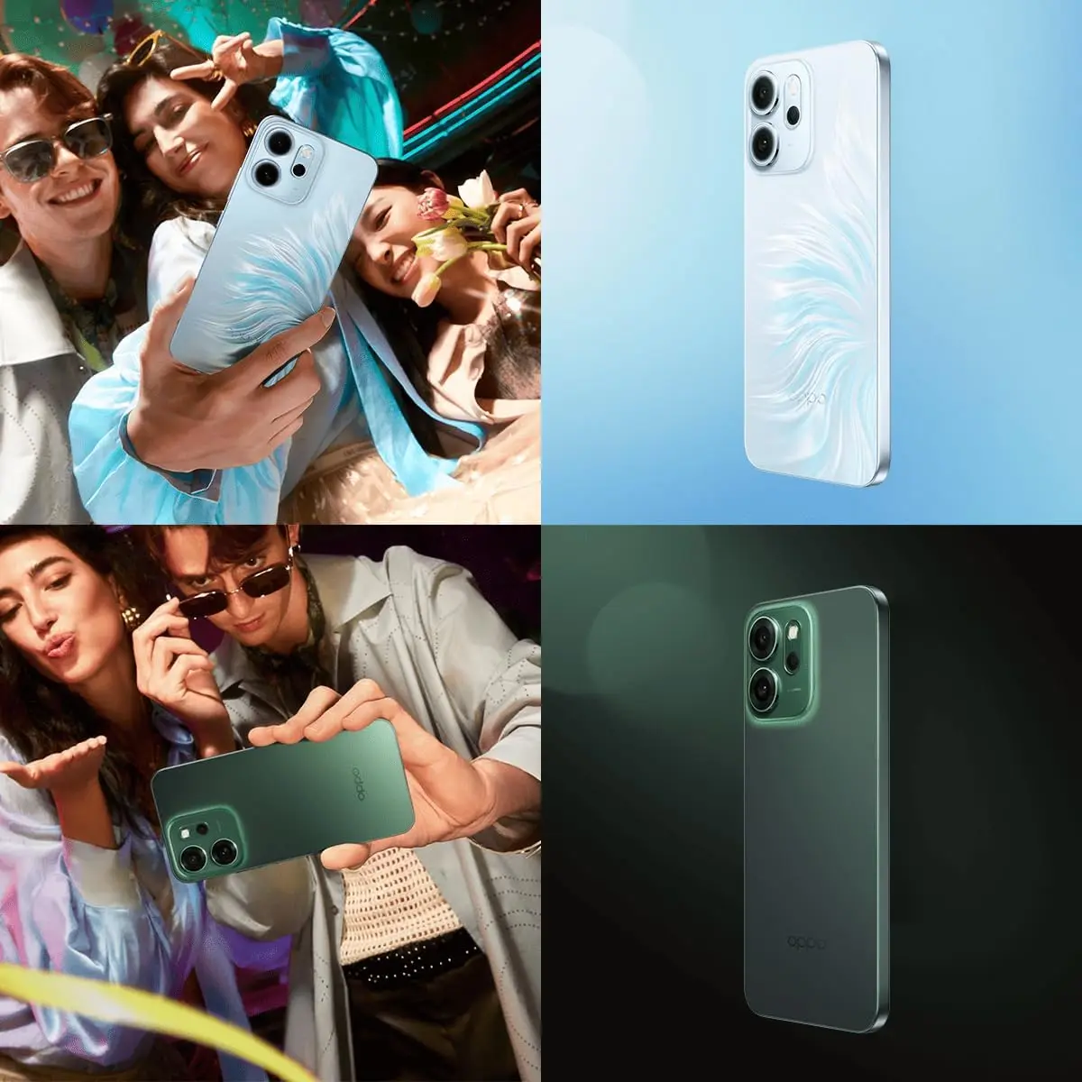 OPPO Reno14 F 5G 8GB 256GB 6.57″ AMOLED 50MP IP69 Carga Rápida 45W Opal Blue (Versión Española) Garantía 3 años 9