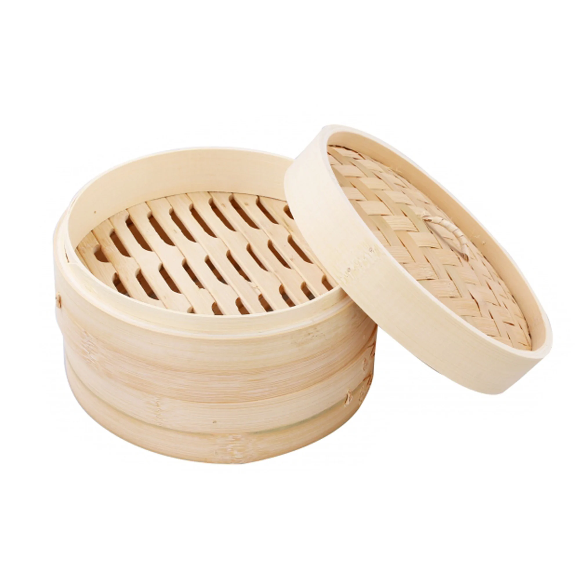 Wishes bamboo steamer two levels Family | Steamer for Dim sum, vegetables, meats | Steamer | Various sizes