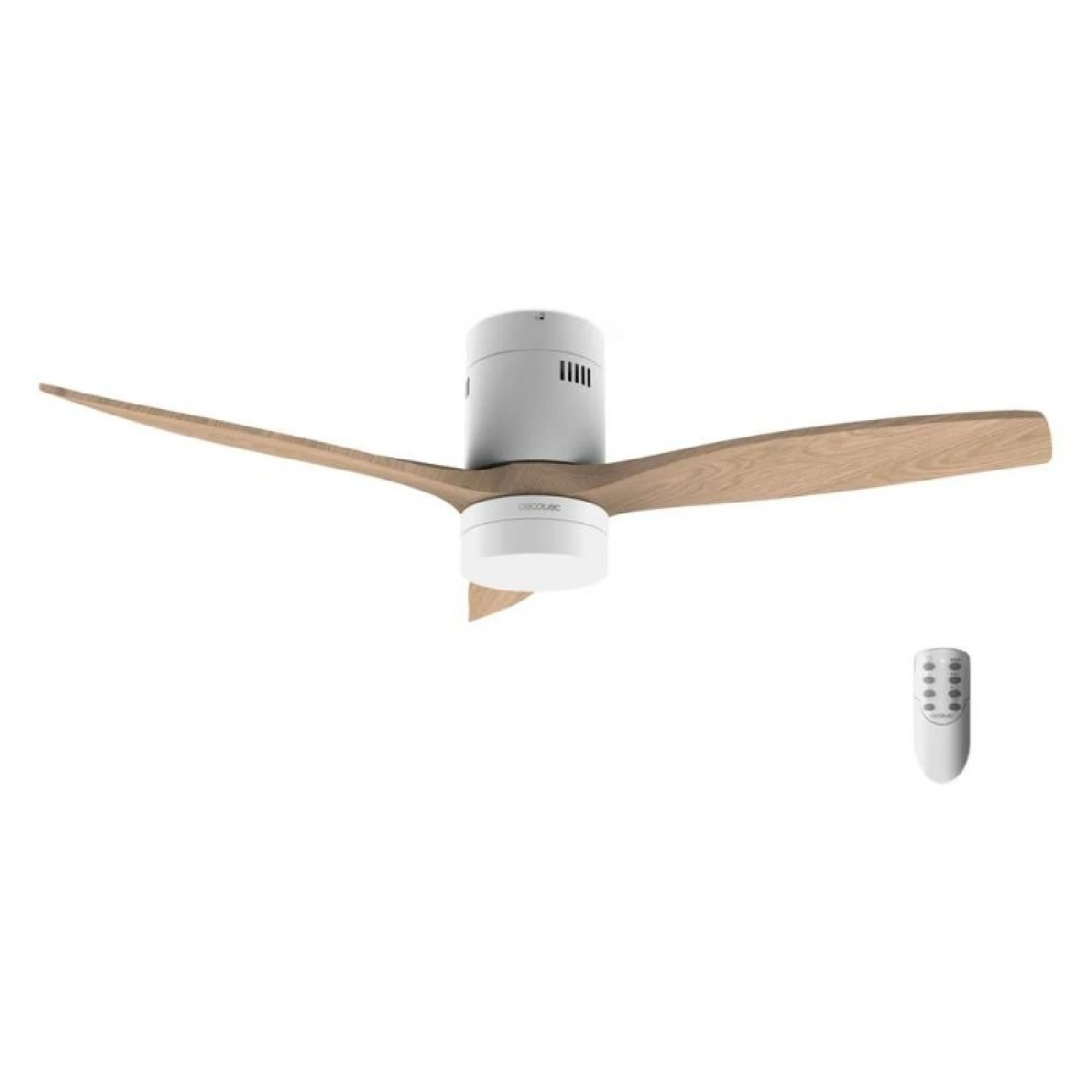 Cecotec Ventilador de Techo con Luz Energysilence Aero 5600 Classic. 40W, Motor DC, Diámetro 132 cm, Lámpara Led 18W, Temporizador, 6 V