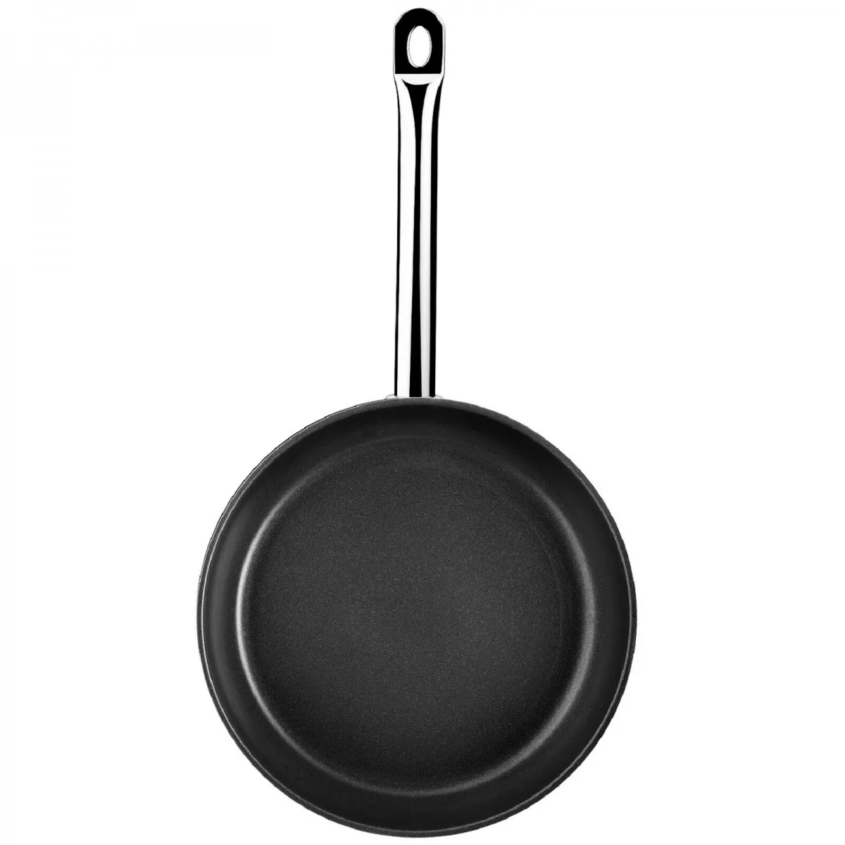 Monix Chef Non-Stick - Sartén de acero inoxidable 18/10 con antiadherente tamaños 18 20 24 28 cm. Sartenes durables. Cocina