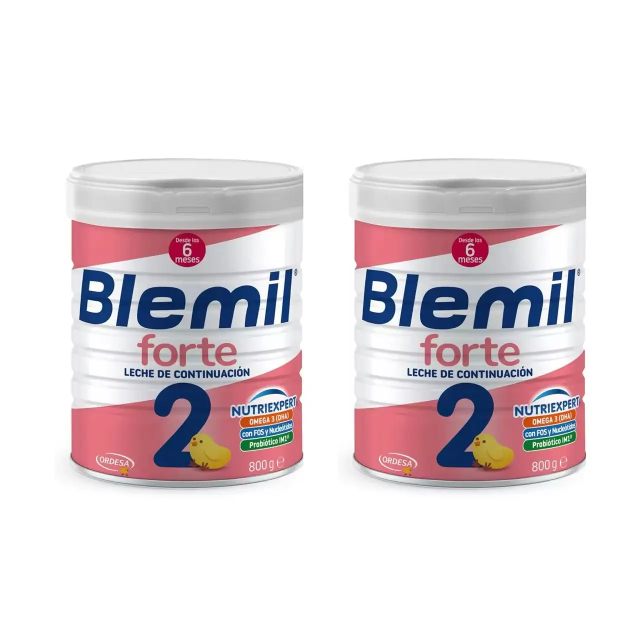 Blemil Forte 2 - Leche de Continuación, A partir de 6 meses - 800G *2Botes