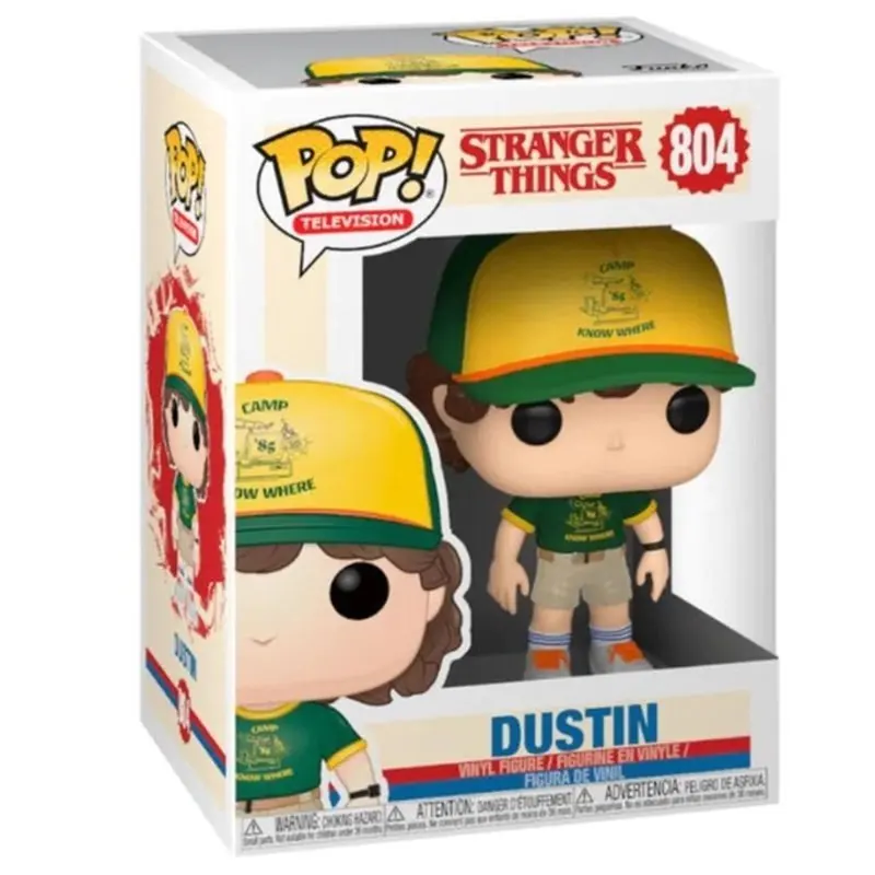 Funko POP! Dustin Henderson (At Camp) TV Netflix Stranger Things gifts collecting figures