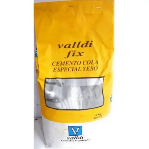 VALLDI Fix Cemento Cola Blanco Especial Yeso 5Kg VALLDI PB5K