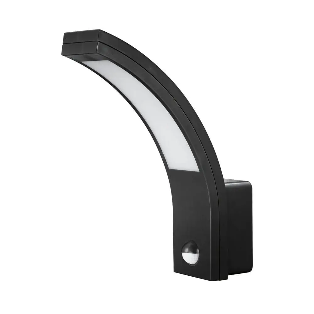Aplique LED Exterior con Sensor de Movimiento y Crepuscular de Alta Sensibilidad 750 lúmenes - Luz fría (4200K) - Encendido electrónico instantáneo - Hasta 30.000 horas de rendimiento - Ahorro del 90%