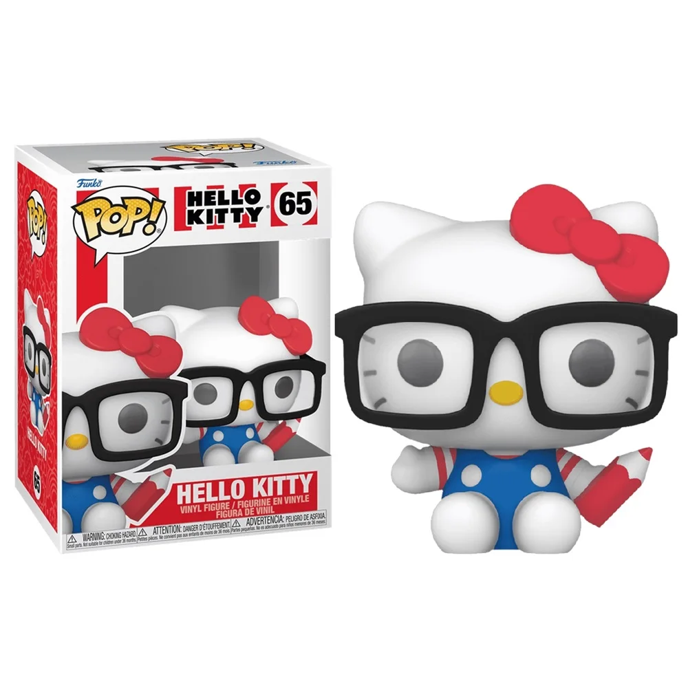 FUNKO POP! HELLO KITTY – HELLO KITTY CON GAFAS, 72055, Nº65, PRODUCTO CON LICENCIA OFICIAL, ENVÍO URGENTE A PENÍNSULA 24/48 HORAS