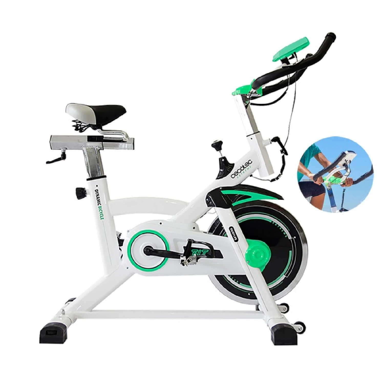 Cecotec Bicicleta Indoor Profesional Extreme. Volante de Inercia de 16 Kg, Pulsómetro y Ergonomía Avanzada