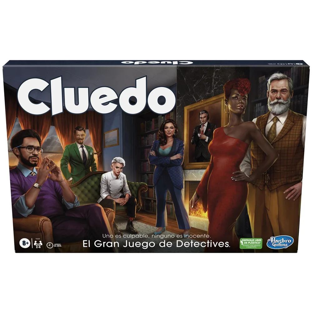 Juego Cluedo ¡se el primero en averiguar quién es el asesino! (plastilina F6420105)