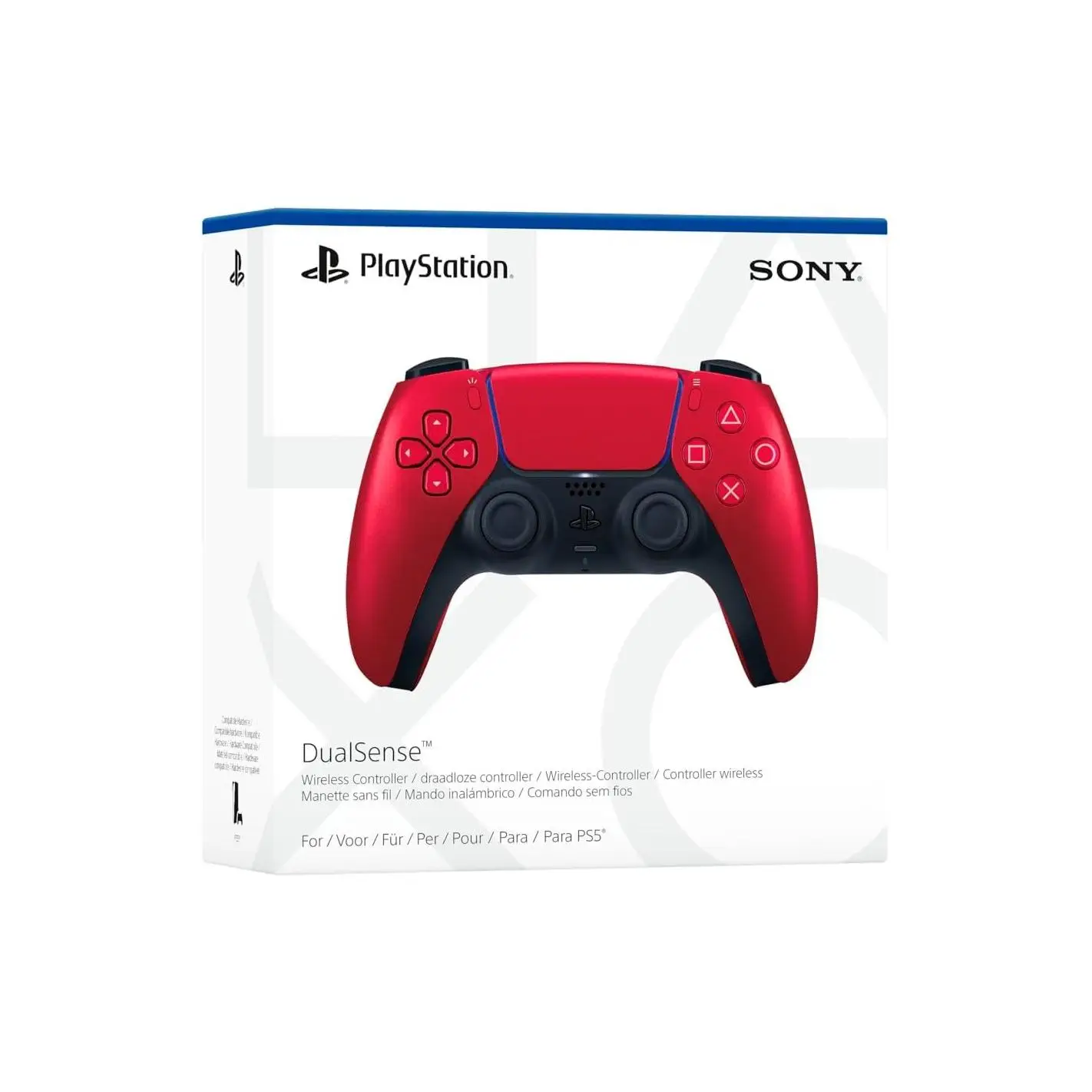 mando dualsense volcanic red v2 - ps5