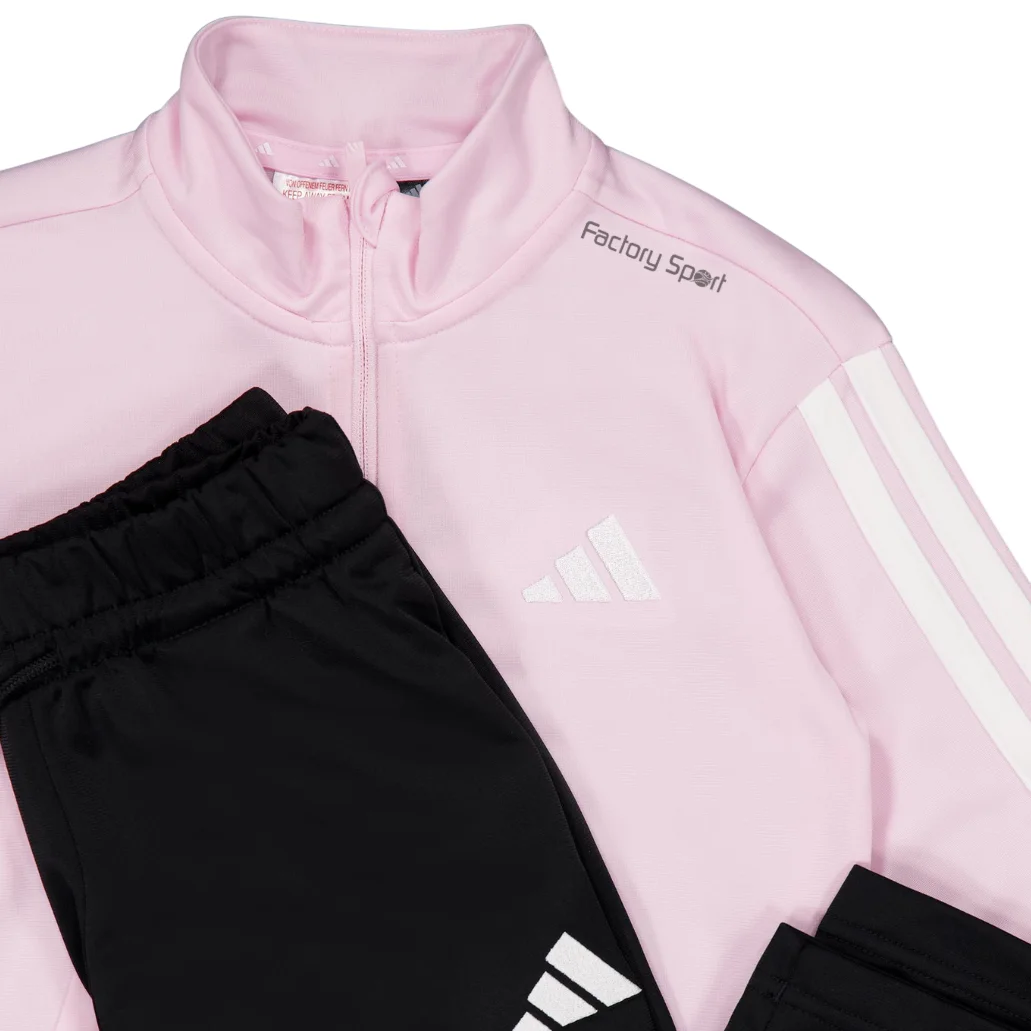 Adidas lk 3s tr ts 205 pink/black acetate tracksuit for girls #2