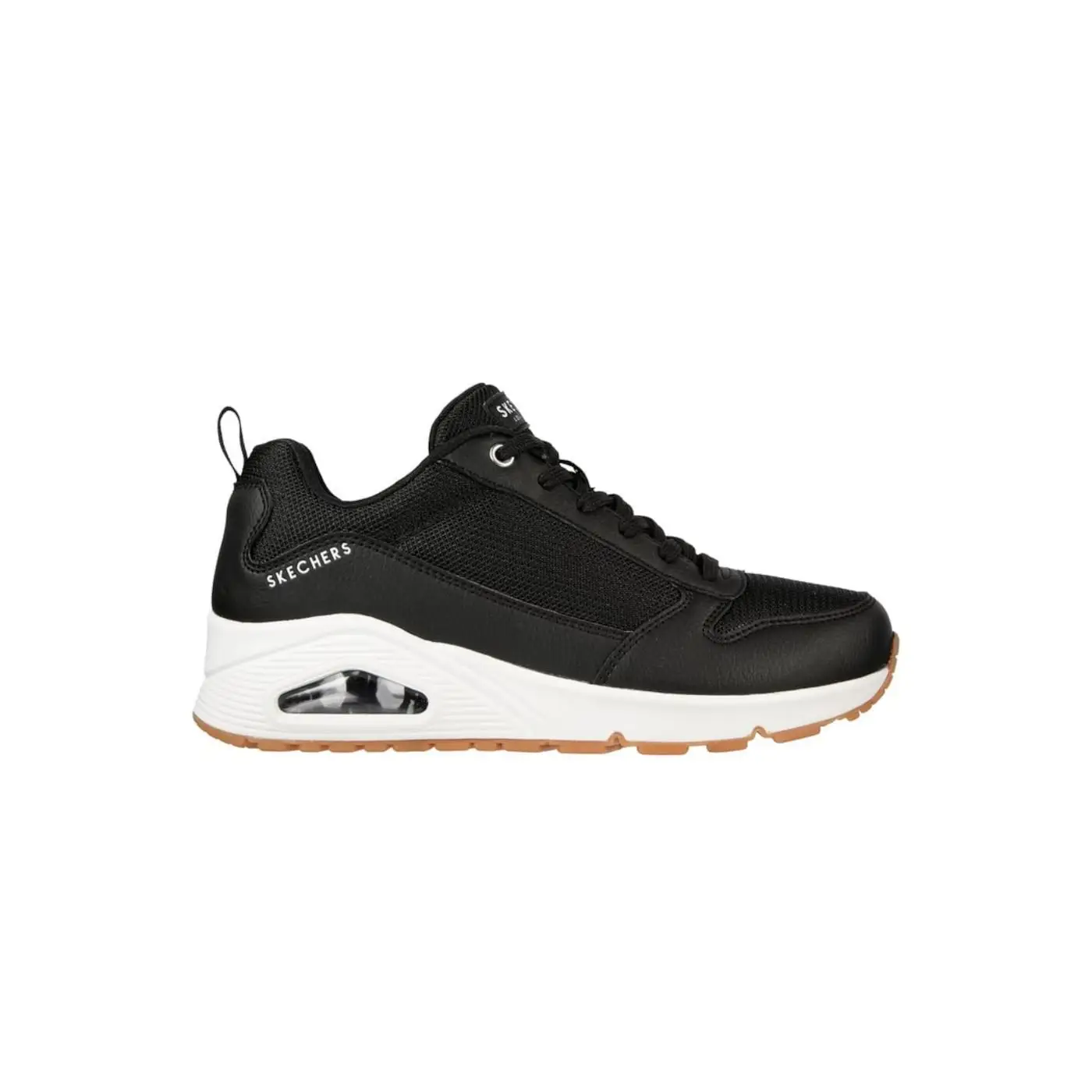 Zapatillas Skechers Uno - Inside Matters Mujer Negro