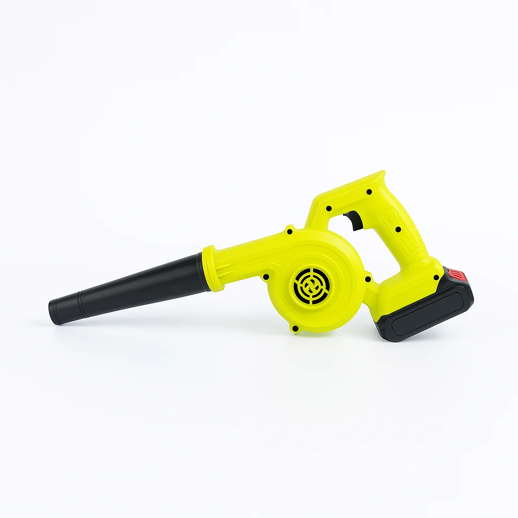 Soplador de hojas inalámbrico 21V 400W con batería recargable, soplador de aire con múltiples boquillas y accesorios, para coche, hogar, taller y jardín, Don Feliz