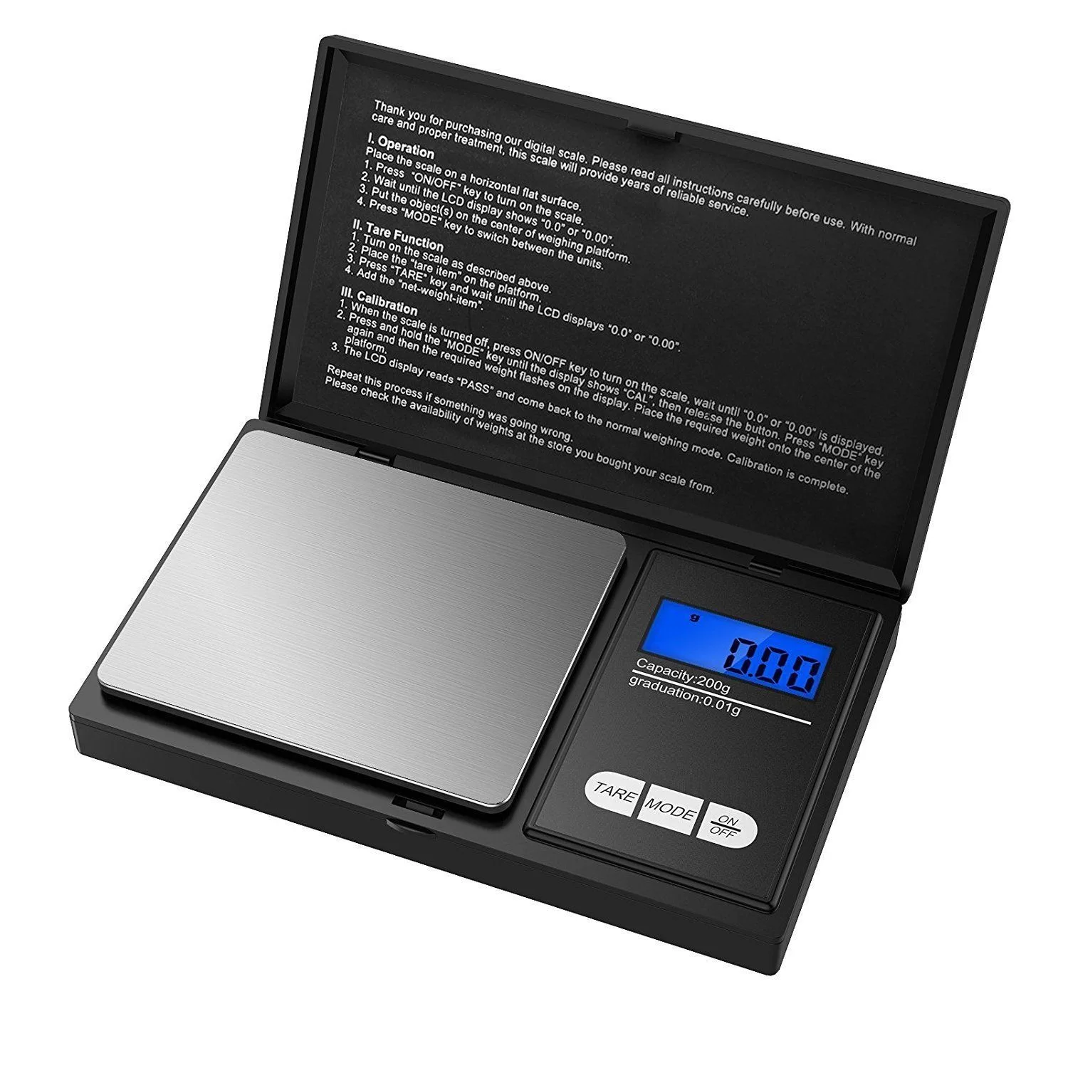 Sanda professional portable digital pocket scale, 0.1g--200g.high precision,professional digital electric balance.