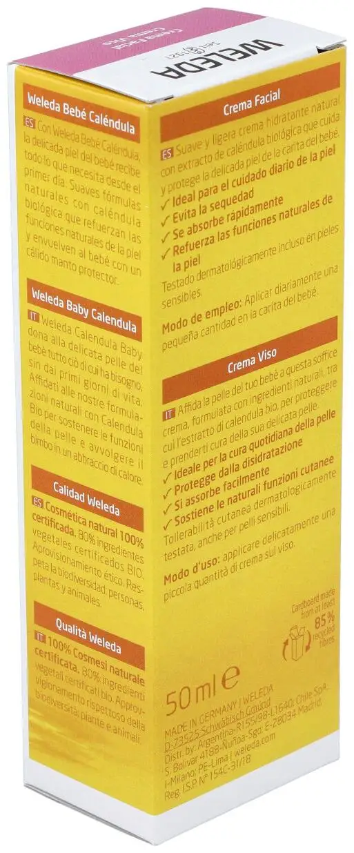 Weleda Facial Cream Baby With Calendula 50Ml