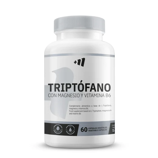 Triptófano + Magnesio + B6 - 60 Cápsulas Vegetales de MM Supplements
