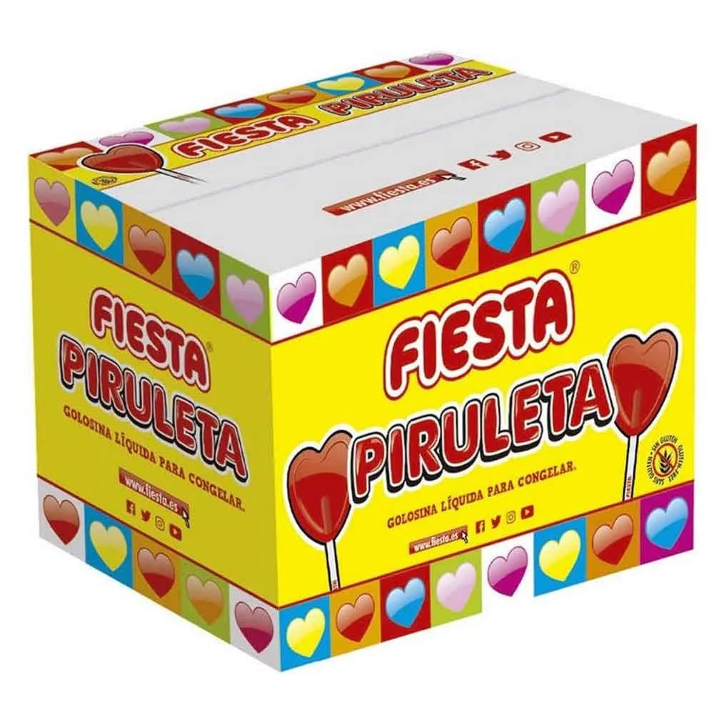 Maromas Envueltas Fiesta Sabor cereza caja con 48 unidades de 20 gr
