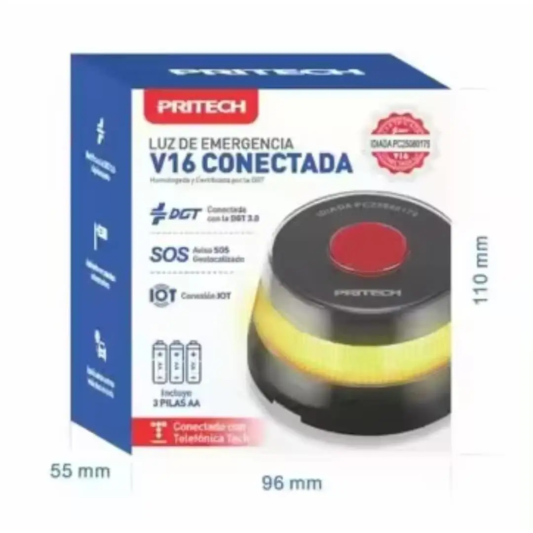 Luz de Emergencia V16 Homologada DGT--PRITECH