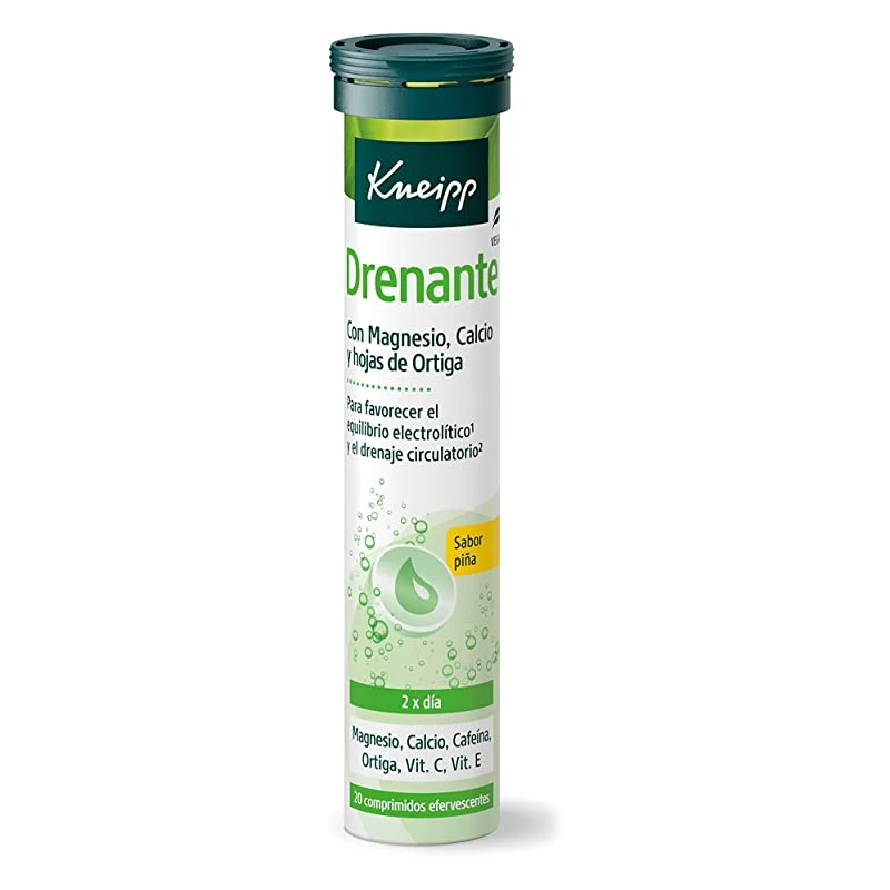 KNEIPP DRENANTE 20 COMPRESSED EFFERVESCENT TASTE PINEAPER