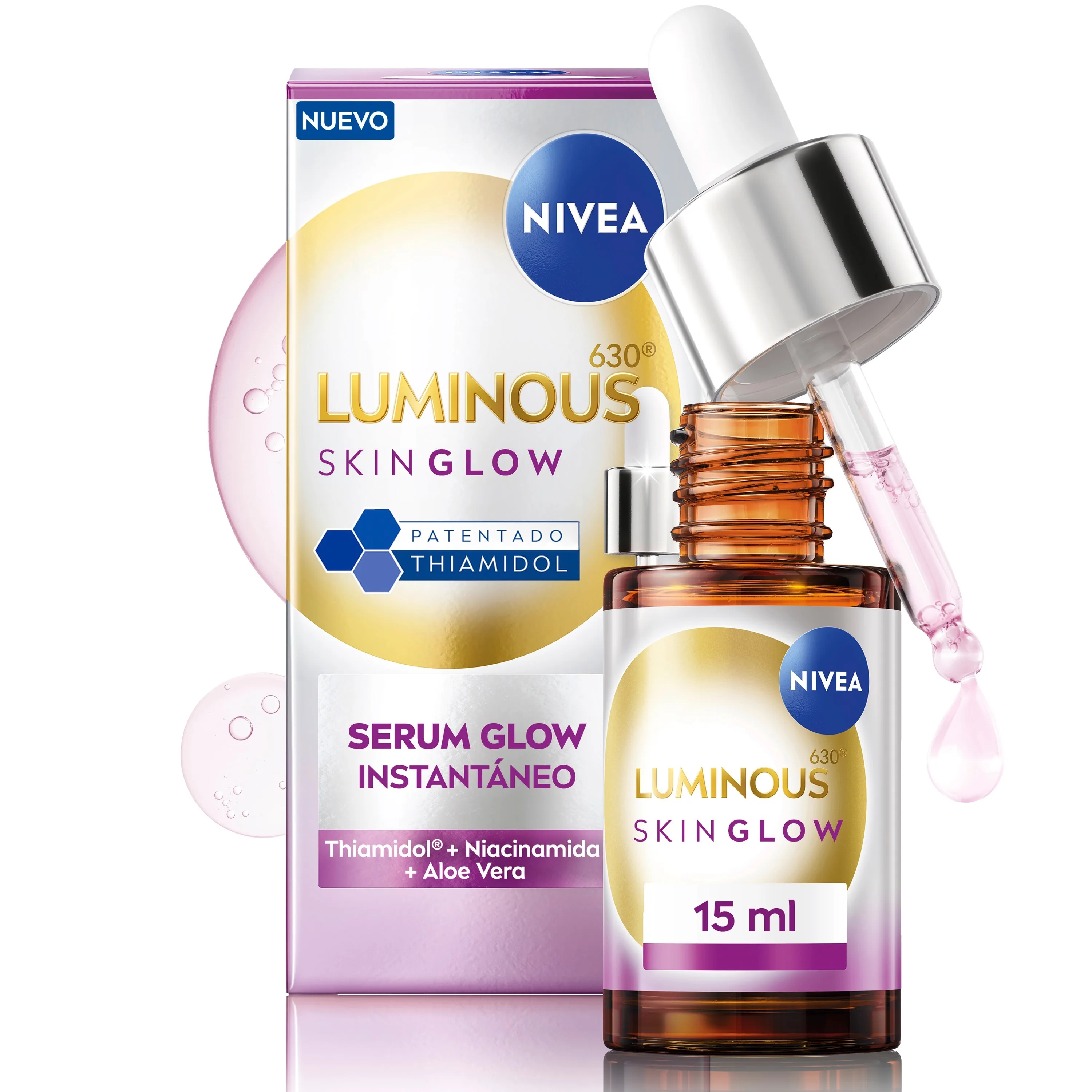 NIVEA LUMINOUS630 SKIN GLOW Sérum Glow Instantáneo 15ml