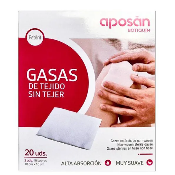 Aposan Gasa Esteril Tejido Sin Tejer Compresas 1 Aposan