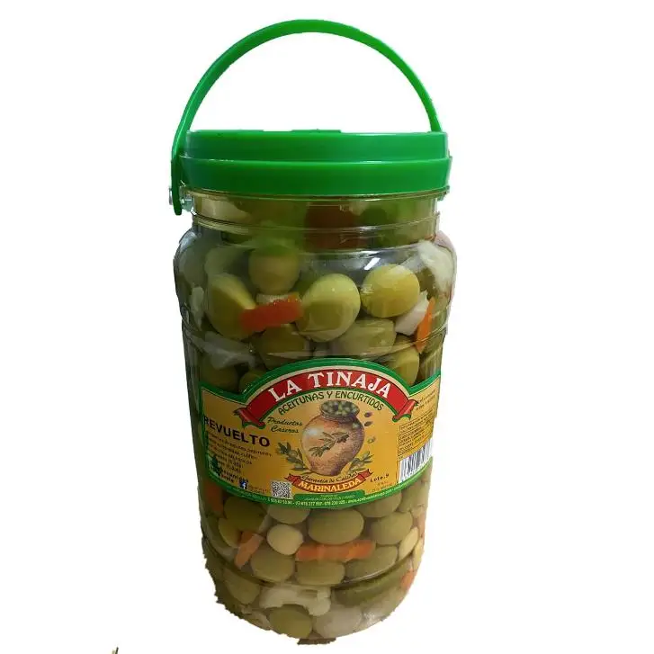 Ibéricos a Domicilio Gourmet - Revuelto de Sabores - Aceitunas y Encurtidos Exquisitos para Degustar