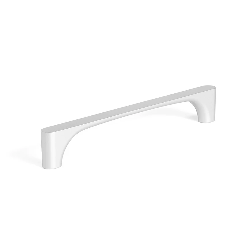 TIRADOR VALLE DE ZAMAK 128 MM - ACABADO GRIS, NEGRO, BLANCO U ORO PARA MUEBLES CONTEMPORÁNEOS