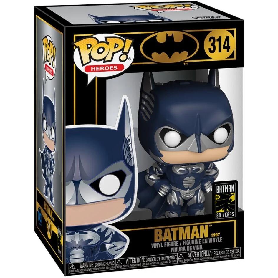 Funko Pop! Batman 80 th. - Batman (1997), 37262, Nº314, Tienda con Licencia Oficial