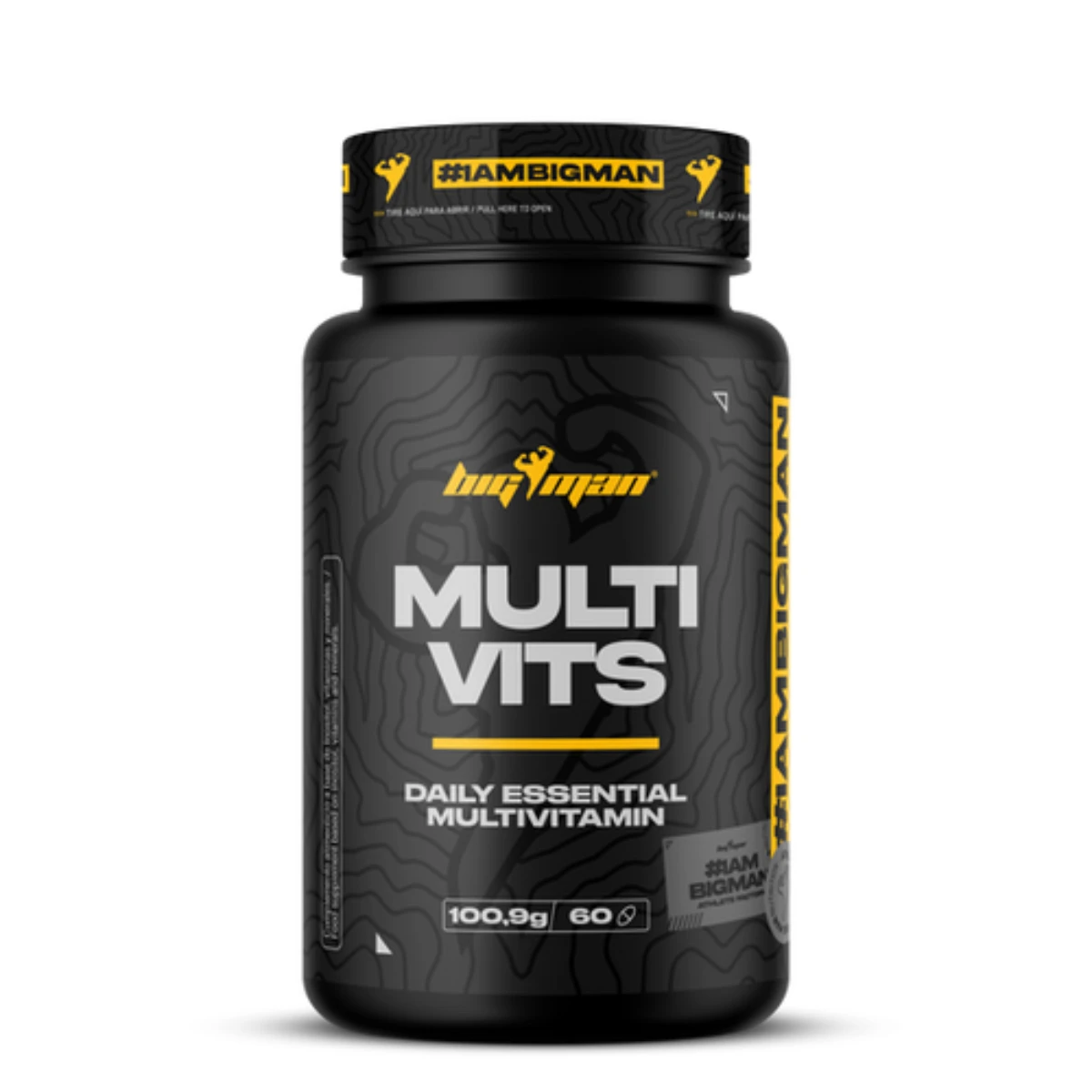 Big Man Multi-Vits - 60 caps. Suplemento Multivitamínico con Vitaminas B, Zinc y Magnesio