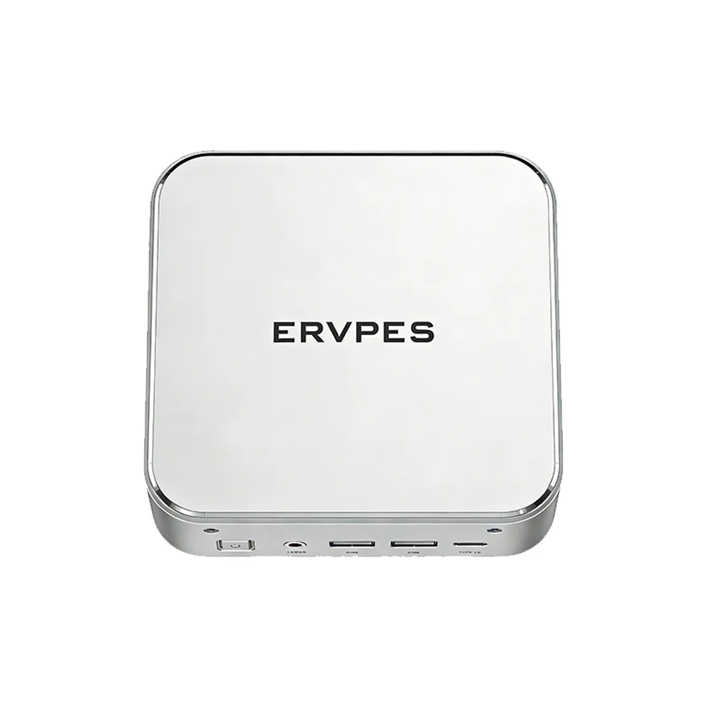Mini PC ERVPES E3C, AMD Ryzen 7 H255, 16GB DDR5 5600MHz, 512GB SSD, Win11, Wi-Fi 6, BT5.2, Mini Computadora de Escritorio para Juegos