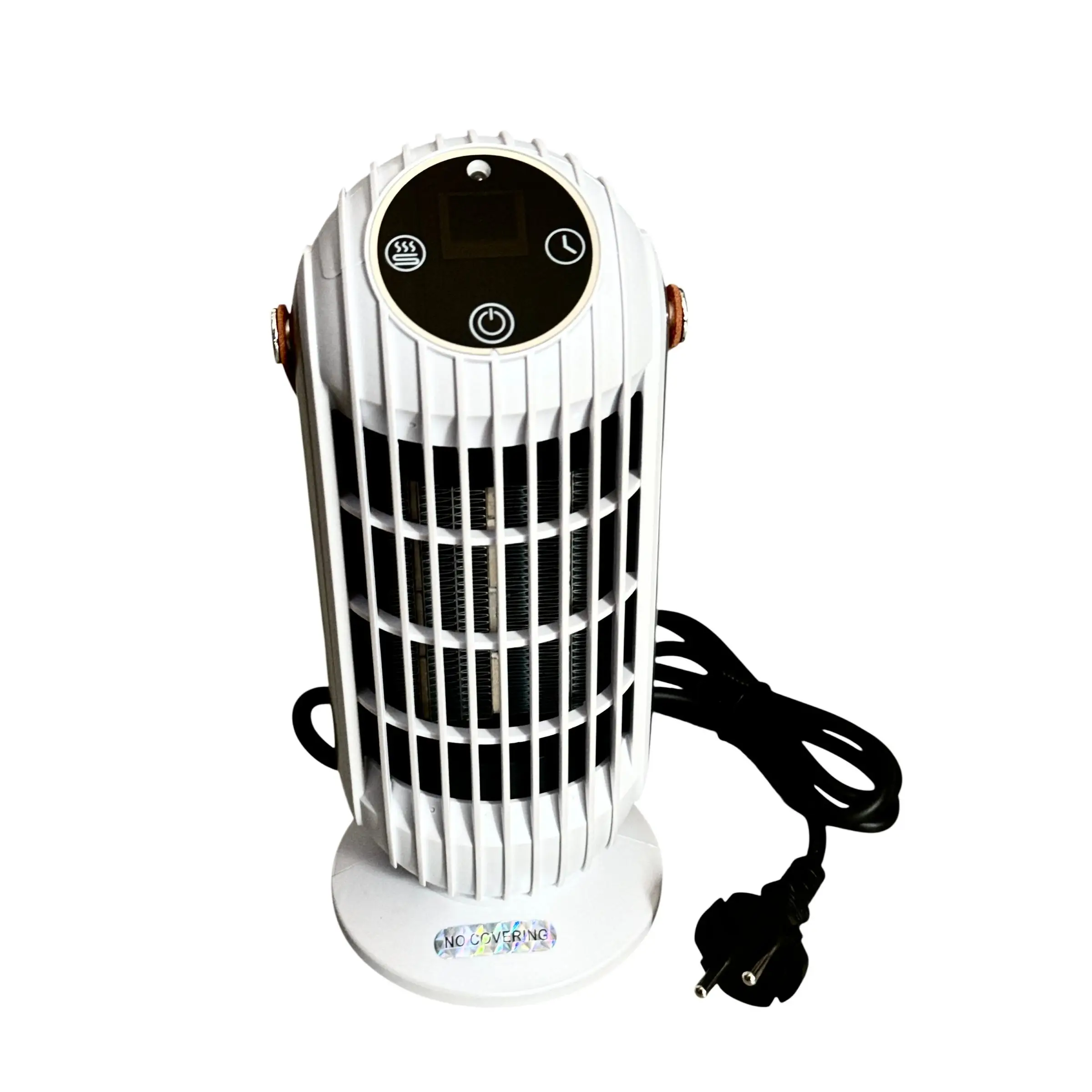 Calefactor Eléctrico Cerámico PTC 1500W con Termostato Ajustable – 4 Modos de Calor y Modo Eco – Temporizador Programable 1-7h + Continuo – Pantalla Digital LED – Funcionamiento Silencioso – Portátil