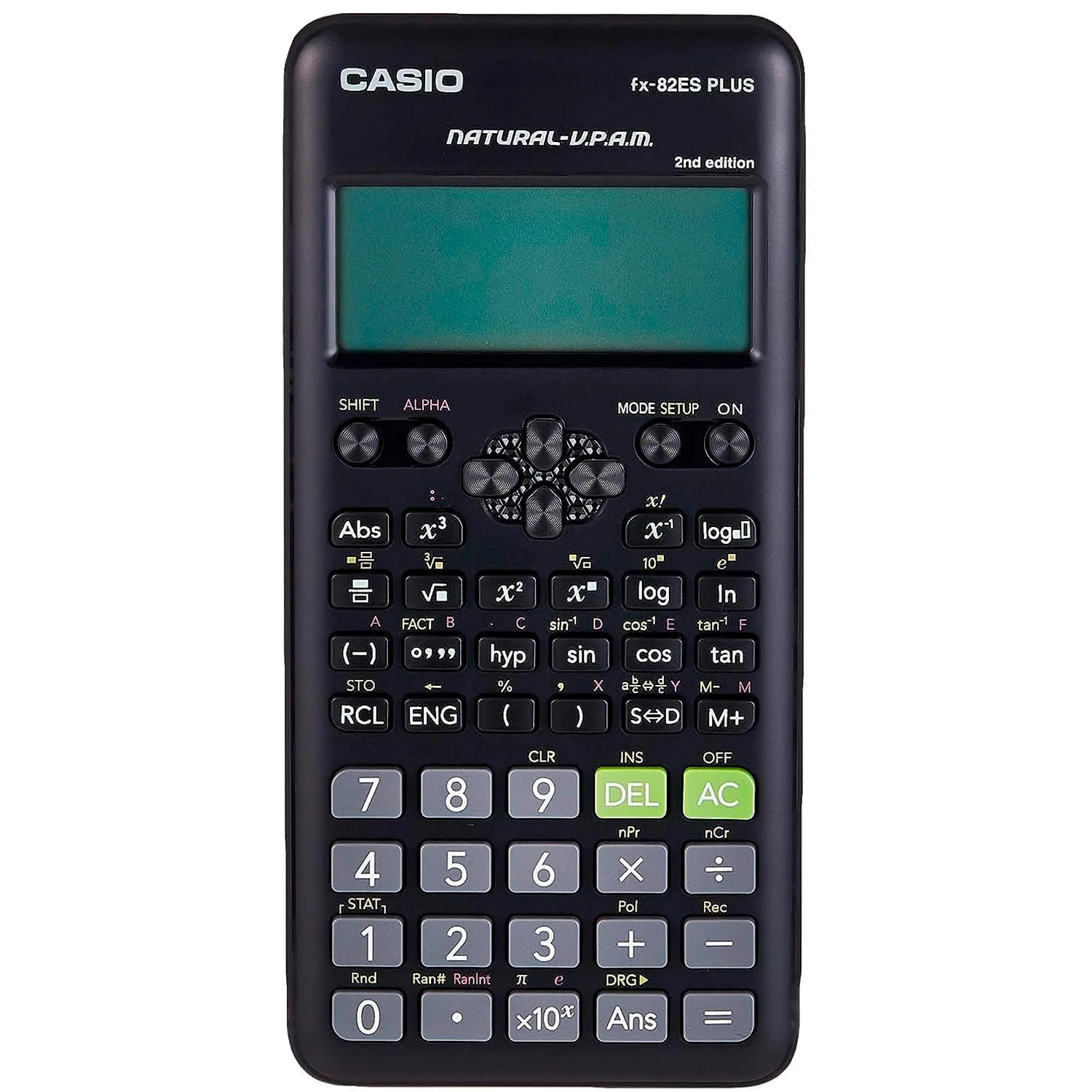 Casio fx-82es plus 2nd edition scientific calculator with 252 functions - ideal for students and professionals