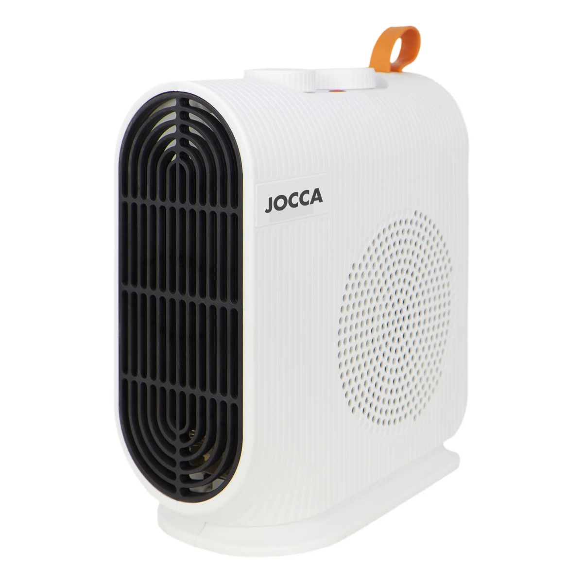Termoventilador frío-calor Jocca 2000W portátil, compacto y ligero, con termostato regulable, 2 niveles de calor, ventilador de aire fresco y caliente, bajo consumo, asa de transporte, seguridad
