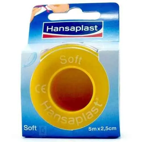 Hansaplast Esparadrapo Soft 5x2,5 cm.